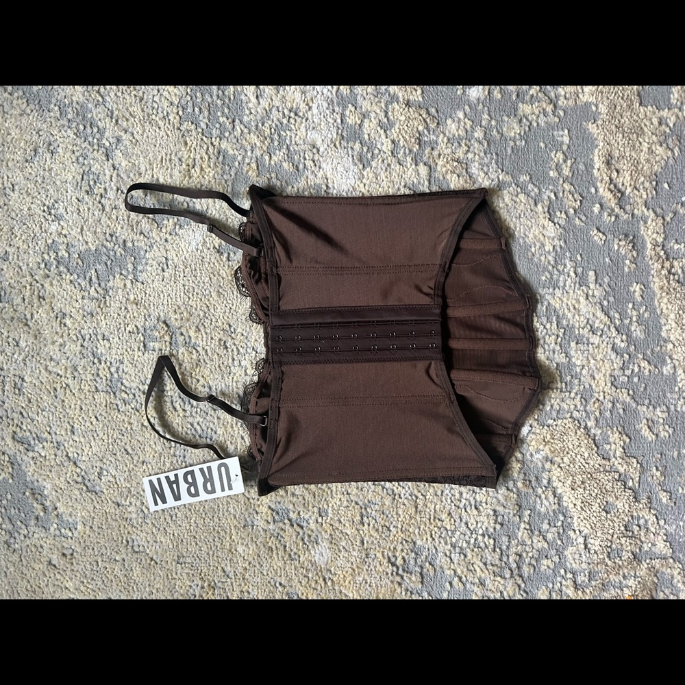 Urban outfitters out from under modern love corset top brown - Picture 2 of 3